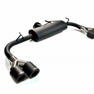 Глушитель раздвоенный Lancer X (дорест) с насадками Akrapovic