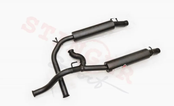 Глушитель основной "MUTE" для а/м Приора 2170 седан раздвоенный ( выход 60мм)