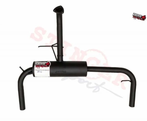 Глушитель основной "MUTE" для Нива 21214 раздвоенный (выход 60мм)