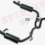 Глушитель основной "MUTE" Hyundai Solaris I 2011-17 седан, раздвоенный ( выход 60мм)