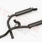 Глушитель основной "MUTE" для а/м Приора 2170 седан раздвоенный ( выход 60мм)