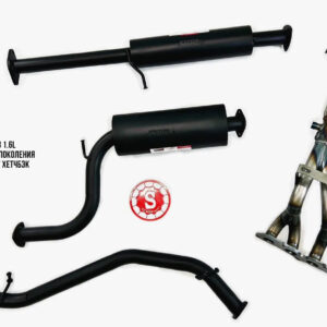 Комплект выхлопа Mazda 3 (BK) 1.6 (2003-08 г.в)