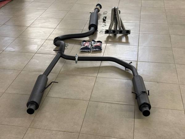 Выхлоп 63мм Гранта FL раздвоенный FSA, паук 4-1, серия Mute