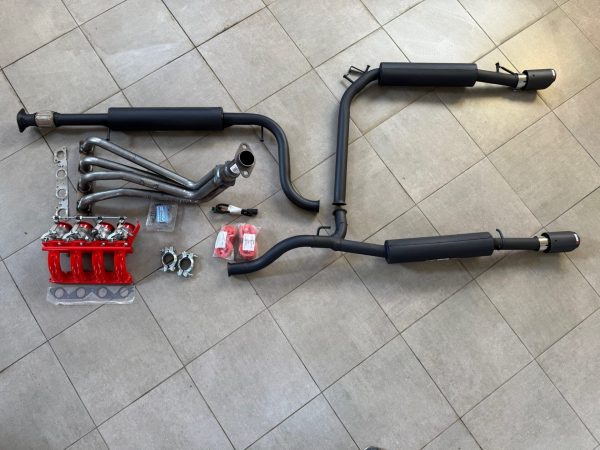 Выхлоп и впуск для унижения истребителей Приора серии Mute (4-1 паук, раздвоенный, насадки Akrapovic)