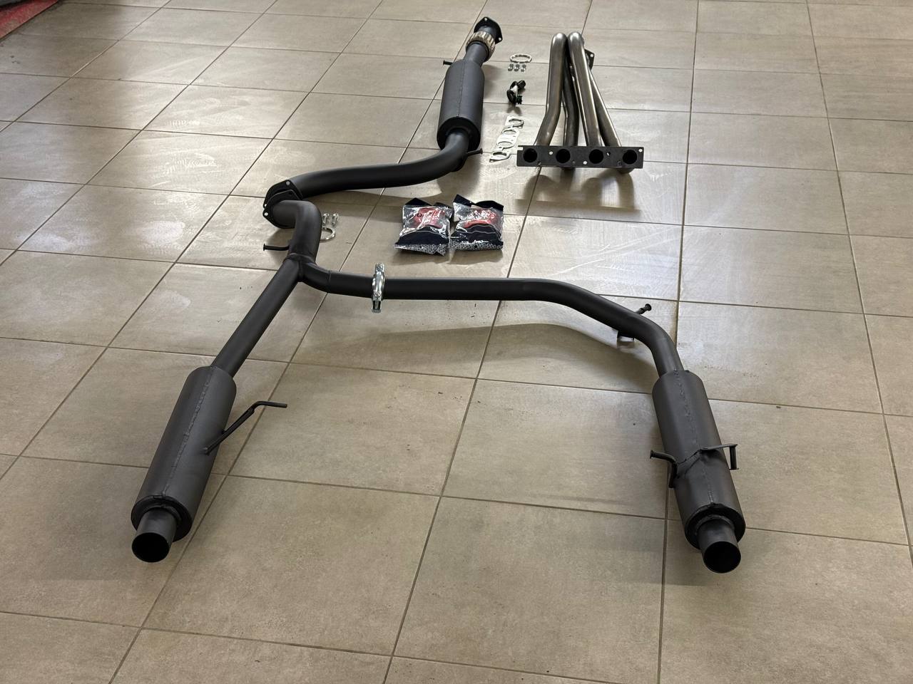 Выхлоп 63мм Гранта FL раздвоенный FSA, паук 4-1, серия Mute Выхлоп 63мм Гранта FL раздвоенный FSA, паук 4-1, серия Mute