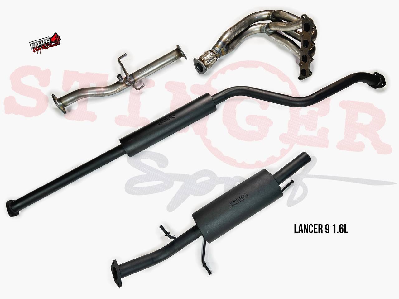 Комплект выхлопной системы Mitsubishi Lancer IX 1.6L из нержавеющей стали
