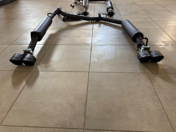 Выхлоп AMG ВАЗ-2114 (2108, 2109, 2113, 2114) с насадками