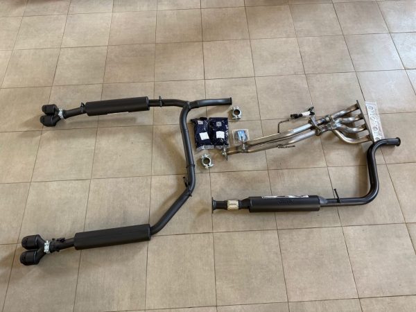 Выхлоп Веста 16V 4-2-1, раздвоенный, серия Mute, с насадками