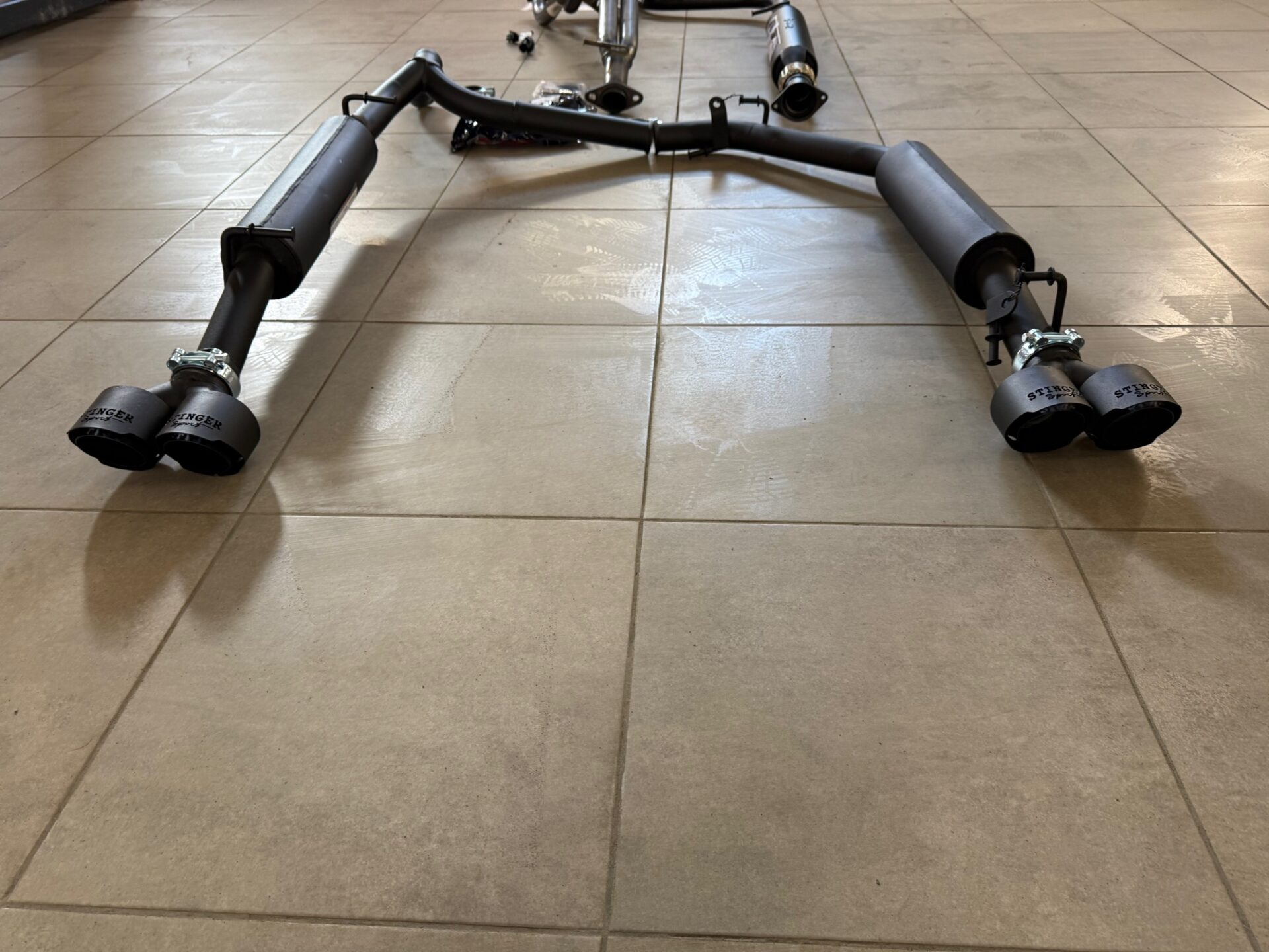 Выхлоп AMG ВАЗ-2114 (2108, 2109, 2113, 2114) с насадками