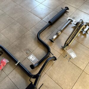 Выхлоп AMG Hyundai Accent 16V, серия Mute, раздвоенные насадки Akrapovic