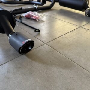 Выхлоп AMG Hyundai Accent 16V, серия Mute, насадки Akrapovic