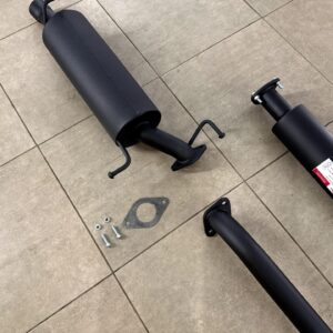 Выхлоп + впуск Kia Spectra, насадка Akrapovic, серия Mute